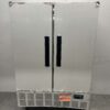RVS Polar GD880 Dubbeldeurs 2-deurs Vriezer Vrieskast 960 liter 230V Horeca