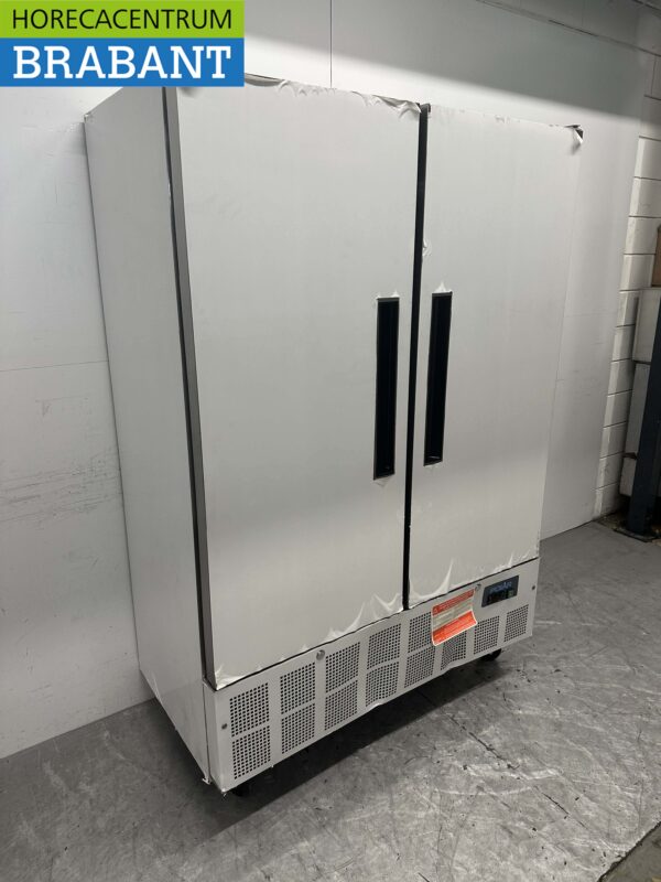 RVS Polar GD880 Dubbeldeurs 2-deurs Vriezer Vrieskast 960 liter 230V Horeca - Afbeelding 2