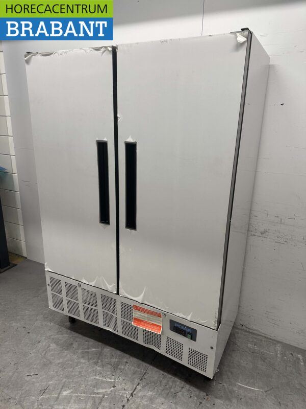 RVS Polar GD880 Dubbeldeurs 2-deurs Vriezer Vrieskast 960 liter 230V Horeca - Afbeelding 3