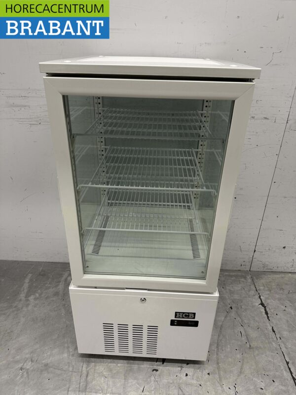 Koelvitrine Gebaksvitrine Wit 130 liter 230V Horeca
