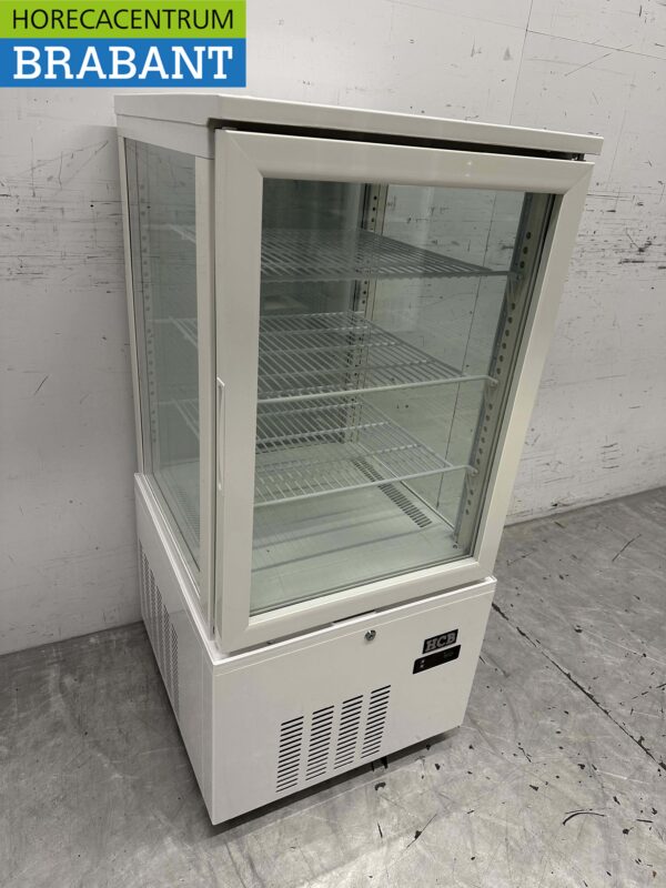 Koelvitrine Gebaksvitrine Wit 130 liter 230V Horeca - Afbeelding 3
