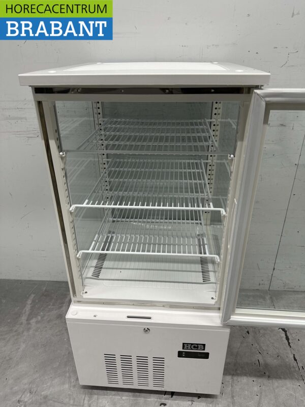 Koelvitrine Gebaksvitrine Wit 130 liter 230V Horeca - Afbeelding 4