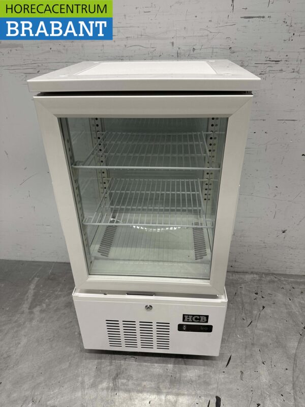 Koelvitrine Gebaksvitrine Wit 56 liter 230V Horeca