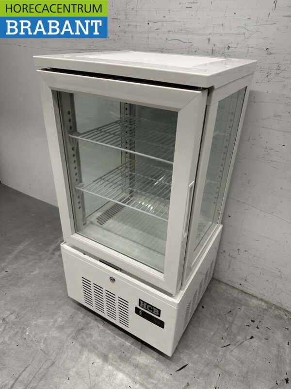 Koelvitrine Gebaksvitrine Wit 56 liter 230V Horeca - Afbeelding 2