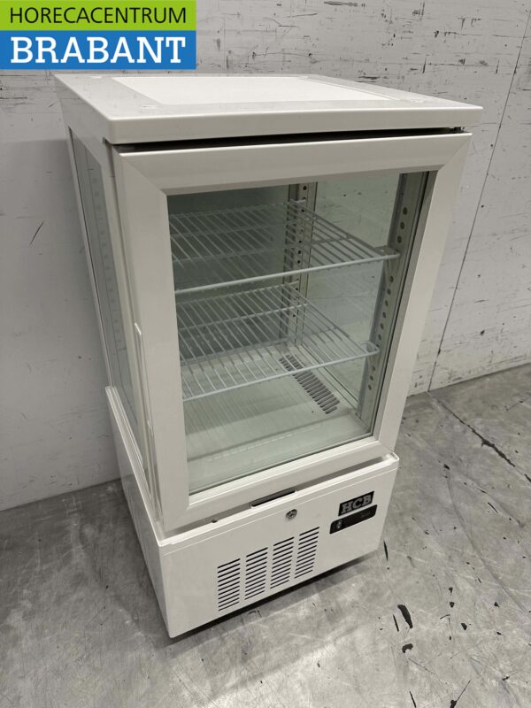Koelvitrine Gebaksvitrine Wit 56 liter 230V Horeca - Afbeelding 3