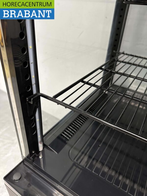 HCB Koelvitrine Gebaksvitrine Zwart 130 liter 230V Horeca - Afbeelding 5