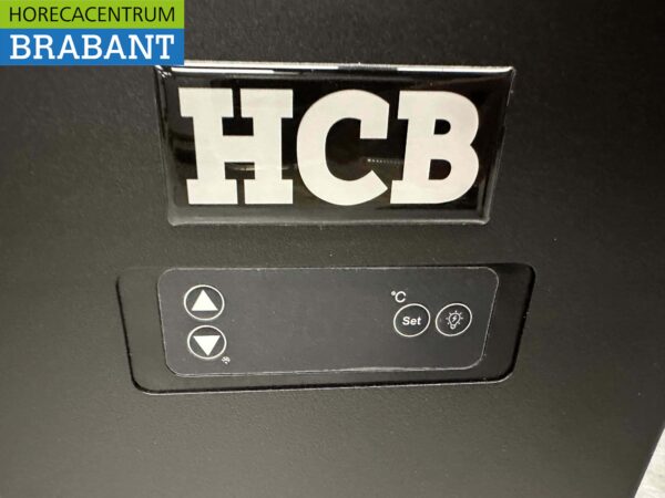 HCB Koelvitrine Gebaksvitrine Zwart 130 liter 230V Horeca - Afbeelding 6