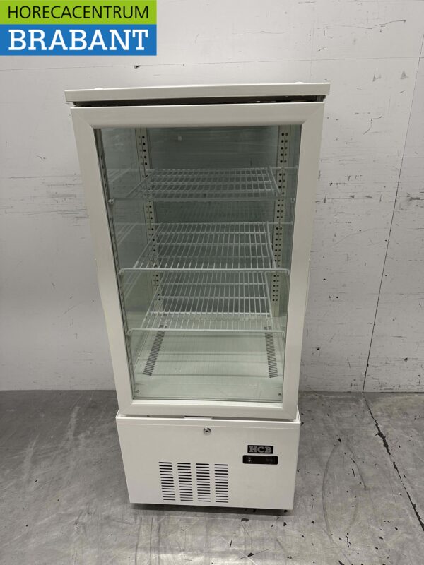 HCB Koelvitrine Gebaksvitrine Wit 158 liter 230V Horeca