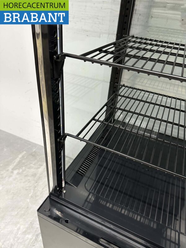 HCB Koelvitrine Gebaksvitrine Zwart 158 liter 230V Horeca - Afbeelding 6