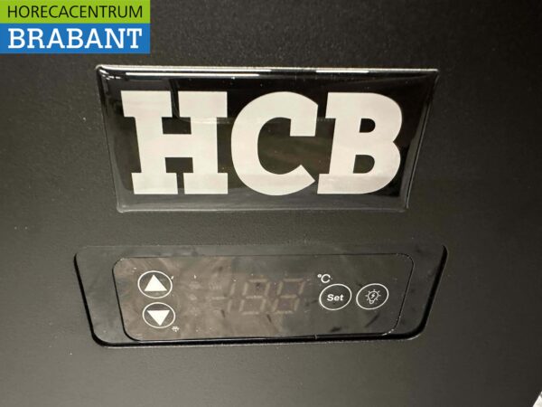 HCB Koelvitrine Gebaksvitrine Zwart 158 liter 230V Horeca - Afbeelding 7