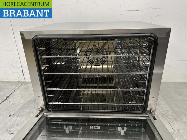 RVS Heteluchtoven Convectie Oven Afbakoven met grill en vochtinjectie / stomen 66 liter 230V Horeca - Afbeelding 4