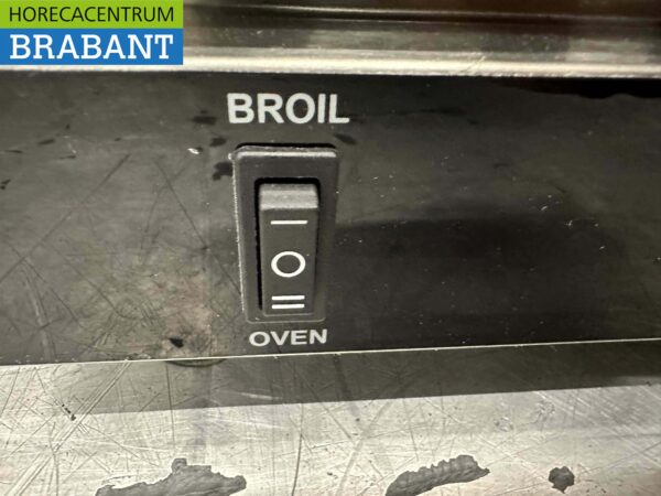 RVS Heteluchtoven Convectie Oven Afbakoven met grill en vochtinjectie / stomen 66 liter 230V Horeca - Afbeelding 6