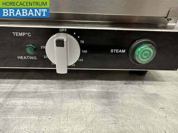 RVS Heteluchtoven Convectie Oven Afbakoven met grill en vochtinjectie / stomen 66 liter 230V Horeca - Afbeelding 8