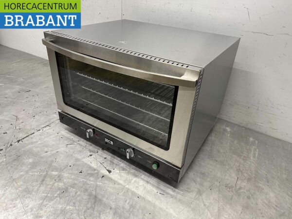 RVS Heteluchtoven Convectie Oven Afbakoven Vochtinjectie / Stomen 60/40 cm 110 liter 400V Horeca - Afbeelding 2
