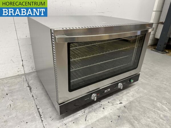 RVS Heteluchtoven Convectie Oven Afbakoven Vochtinjectie / Stomen 60/40 cm 110 liter 400V Horeca - Afbeelding 3