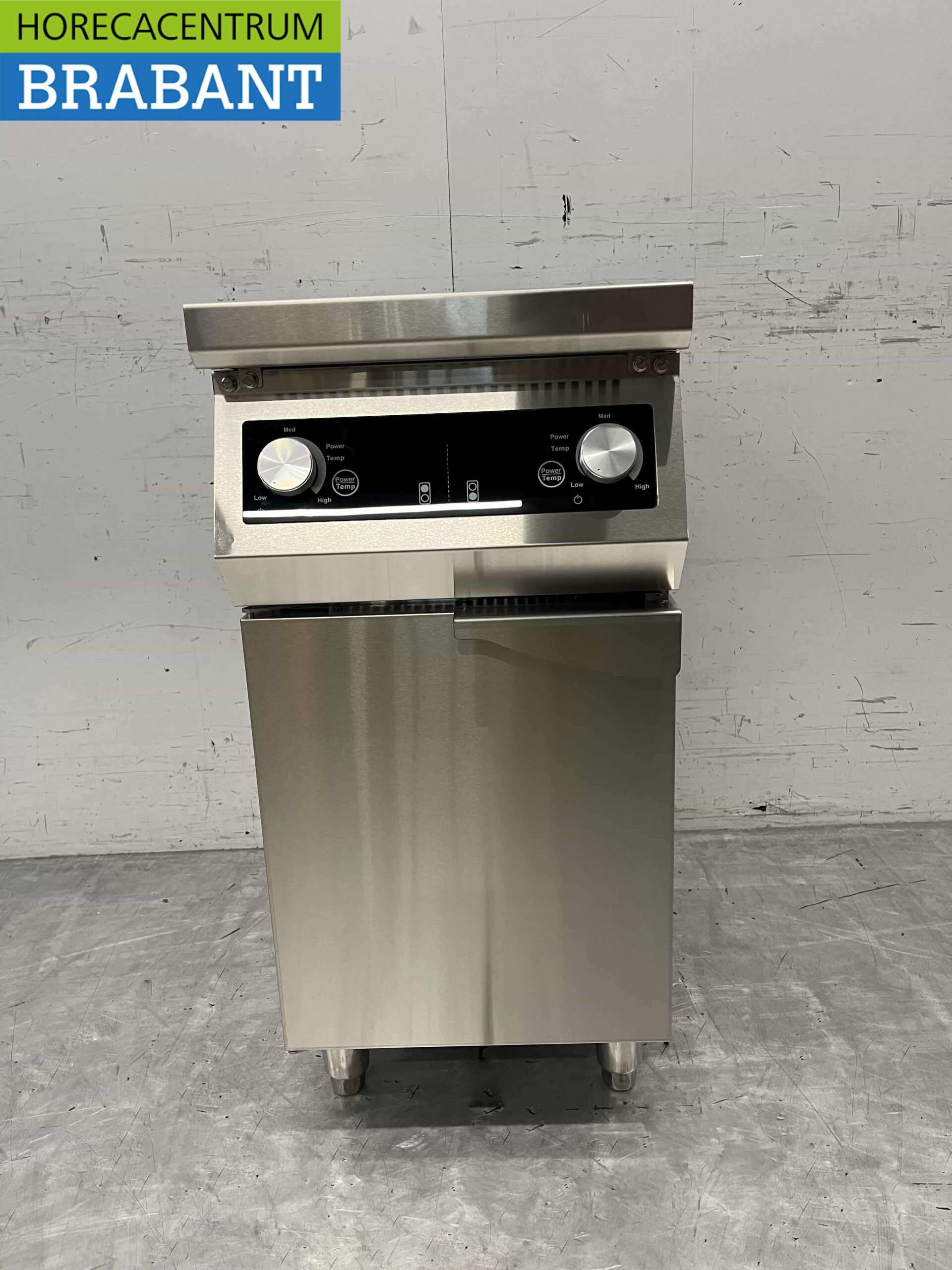 RVS Inductie fornuis kookplaat 2 pitten 8,5 kW 400V 40 cm Horeca - Afbeelding 5