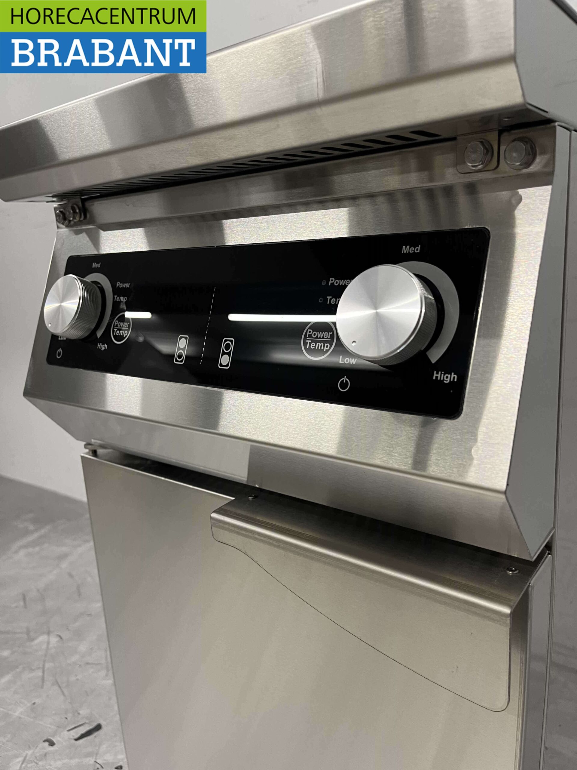 RVS Inductie fornuis kookplaat 2 pitten 8,5 kW 400V 40 cm Horeca - Afbeelding 6