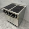 RVS Inductie fornuis kookplaat 4 pitten 17 kW 400V 80 cm Horeca - Afbeelding 2