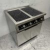 RVS Inductie fornuis kookplaat 4 pitten 17 kW 400V 80 cm Horeca - Afbeelding 3