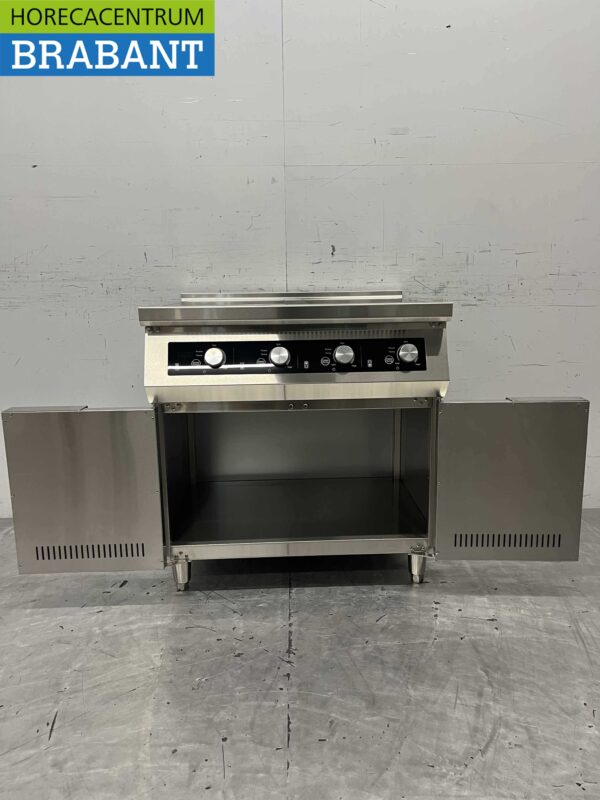 RVS Inductie fornuis kookplaat 4 pitten 17 kW 400V 80 cm Horeca - Afbeelding 6