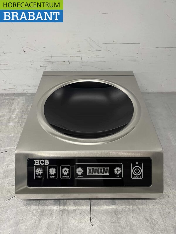 RVS Inductie wok wokbrander wokplaat 3,5 kW 230V Horeca