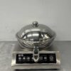 HCB RVS Universele inductie wokpan wok met deksel 36 cm Horeca - Afbeelding 5