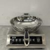 HCB RVS Universele inductie wokpan wok met deksel 36 cm Horeca - Afbeelding 8