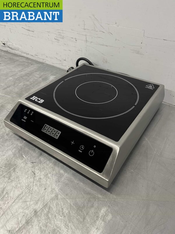 RVS Inductie fornuis kookplaat 2,7 kW 230V Horeca - Afbeelding 3