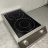 RVS Inductie fornuis dubbele kookplaat 7 kW 400V Horeca - Afbeelding 3