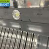 RVS Afzuigkap Dampkap met lamellen filters Premium-line 250 cm Box model Doos model Horeca - Afbeelding 4