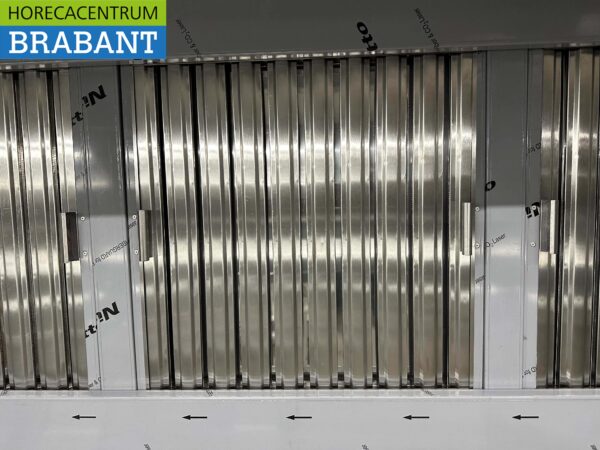 RVS Afzuigkap Dampkap met lamellen filters Premium-line 250 cm Box model Doos model Horeca - Afbeelding 5