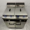 HCB RVS Dubbele Friteuse Frituur 2 x 30 liter 2 x 10 kW 400V Horeca - Afbeelding 4