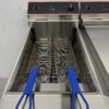 HCB RVS Dubbele Friteuse Frituur 2 x 30 liter 2 x 10 kW 400V Horeca - Afbeelding 5
