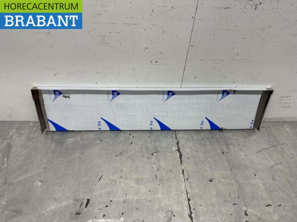 RVS Wandschap schap 140 x 30 cm Horeca - Afbeelding 2