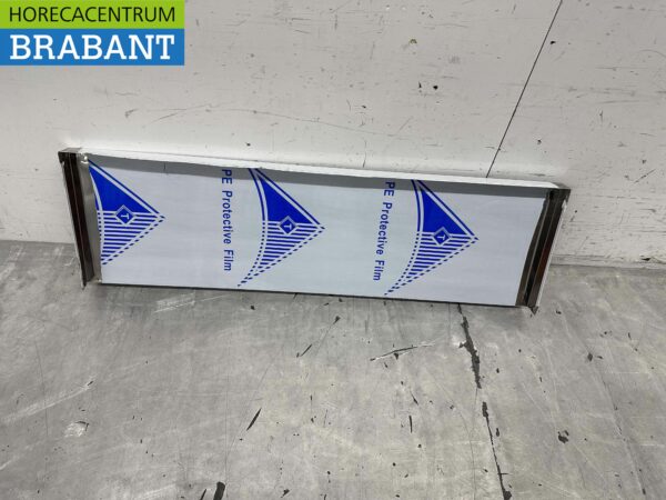 RVS Wandschap schap 100 x 30 cm Horeca - Afbeelding 2