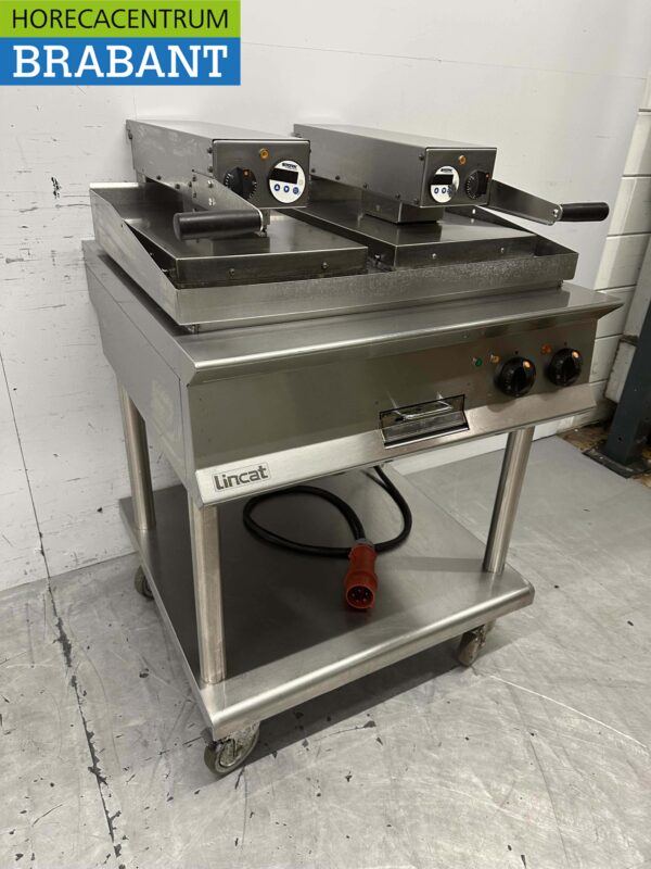 RVS Lincat Clam Grill Hamburgergrill Grillplaat 80 cm 17,2kW 400V Horeca - Afbeelding 3