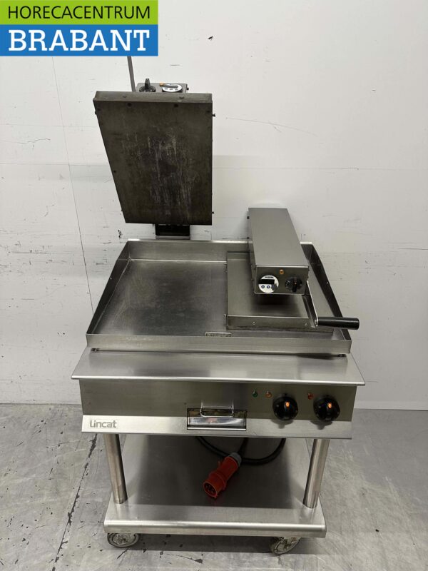 RVS Lincat Clam Grill Hamburgergrill Grillplaat 80 cm 17,2kW 400V Horeca - Afbeelding 4