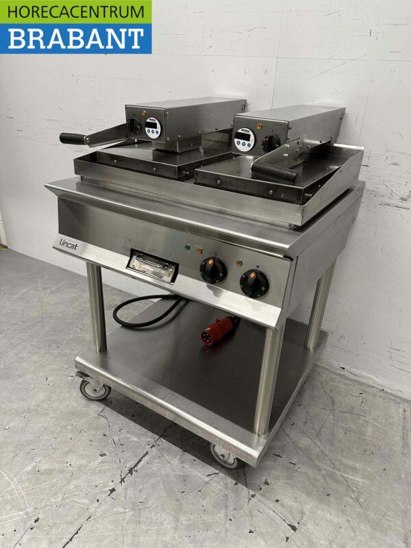 RVS Lincat Clam Grill Hamburgergrill Grillplaat 80 cm 17,2kW 400V Horeca - Afbeelding 2