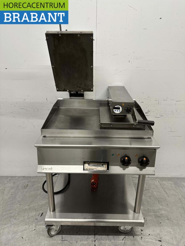 RVS Lincat Clam Grill Hamburgergrill Grillplaat 80 cm 17,2kW 400V Horeca - Afbeelding 4