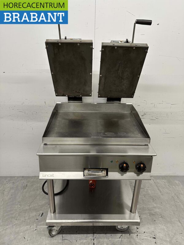 RVS Lincat Clam Grill Hamburgergrill Grillplaat 80 cm 17,2kW 400V Horeca - Afbeelding 5