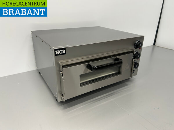 HCB RVS Pizzaoven oven 40 cm steen 230V Horeca - Afbeelding 3