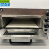 HCB RVS Pizzaoven oven 40 cm steen 230V Horeca - Afbeelding 4