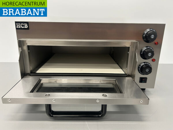 HCB RVS Pizzaoven oven 40 cm steen 230V Horeca - Afbeelding 4