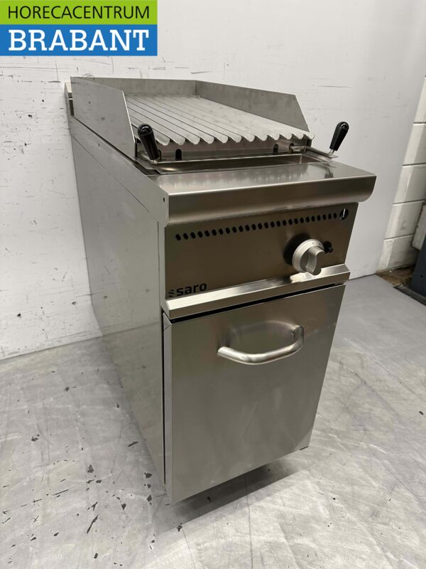 RVS Saro Lavagrill grill steengrill 40 cm Gas Horeca - Afbeelding 4