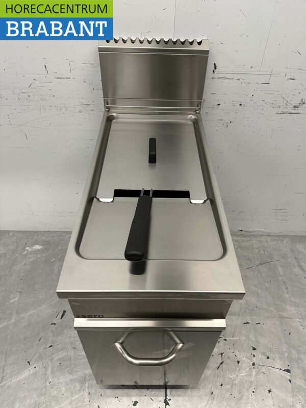 RVS Saro Friteuse frituur 21 liter 22 kW GAS Horeca - Afbeelding 4