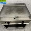 RVS Saro Grillplaat Bakplaat 2 zones 80 cm GAS Horeca - Afbeelding 2