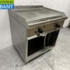 RVS Saro Grillplaat Bakplaat 2 zones 80 cm GAS Horeca - Afbeelding 4