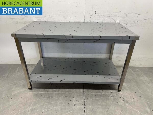 RVS Werktafel Tafel Premium-line 140 x 70 x 85 cm Horeca