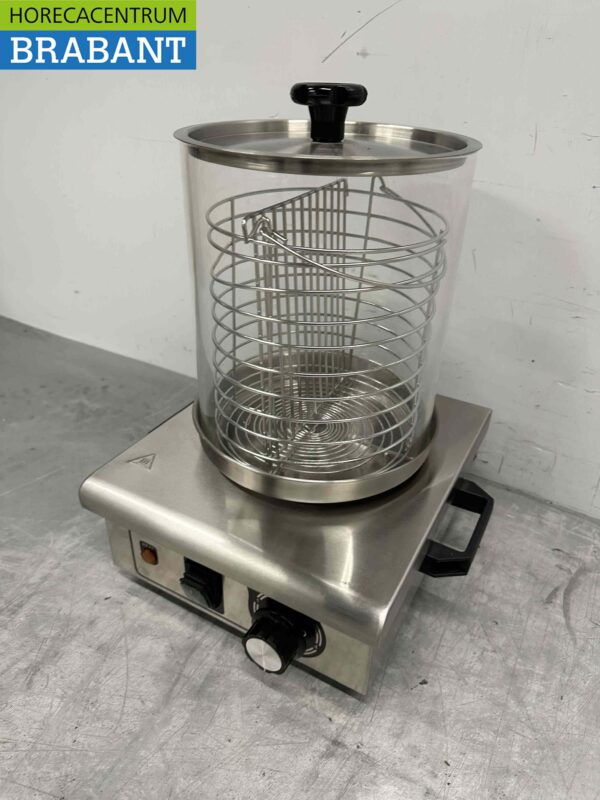 RVS Hotdogkoker Hotdogwarmer Hotdog 230V Horeca - Afbeelding 3