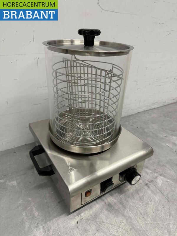 RVS Hotdogkoker Hotdogwarmer Hotdog 230V Horeca - Afbeelding 4